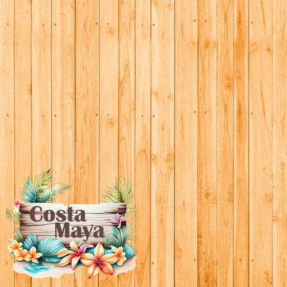 Island Life Collection Costa Maya 12 x 12 Double-Sided Scrapbook Paper by SSC Designs - 15 Pack