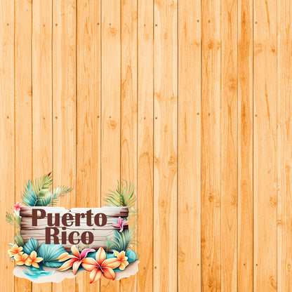 Island Life Collection Puerto Rico 12 x 12 Double-Sided Scrapbook Paper by SSC Designs - 15 Pack