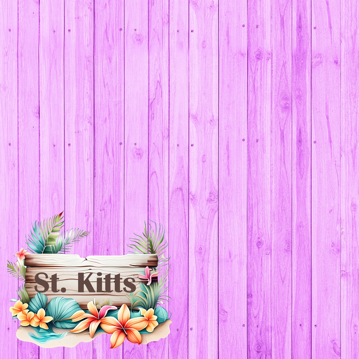 Island Life Collection St. Kitts 12 x 12 Double-Sided Scrapbook Paper by SSC Designs - 15 Pack