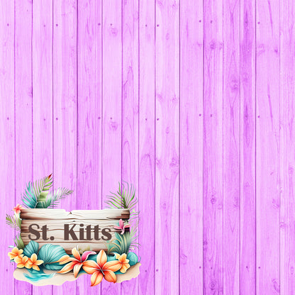Island Life Collection St. Kitts 12 x 12 Double-Sided Scrapbook Paper by SSC Designs - 15 Pack
