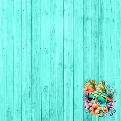 Island Life Collection St. Martin 12 x 12 Double-Sided Scrapbook Paper by SSC Designs - 15 Pack