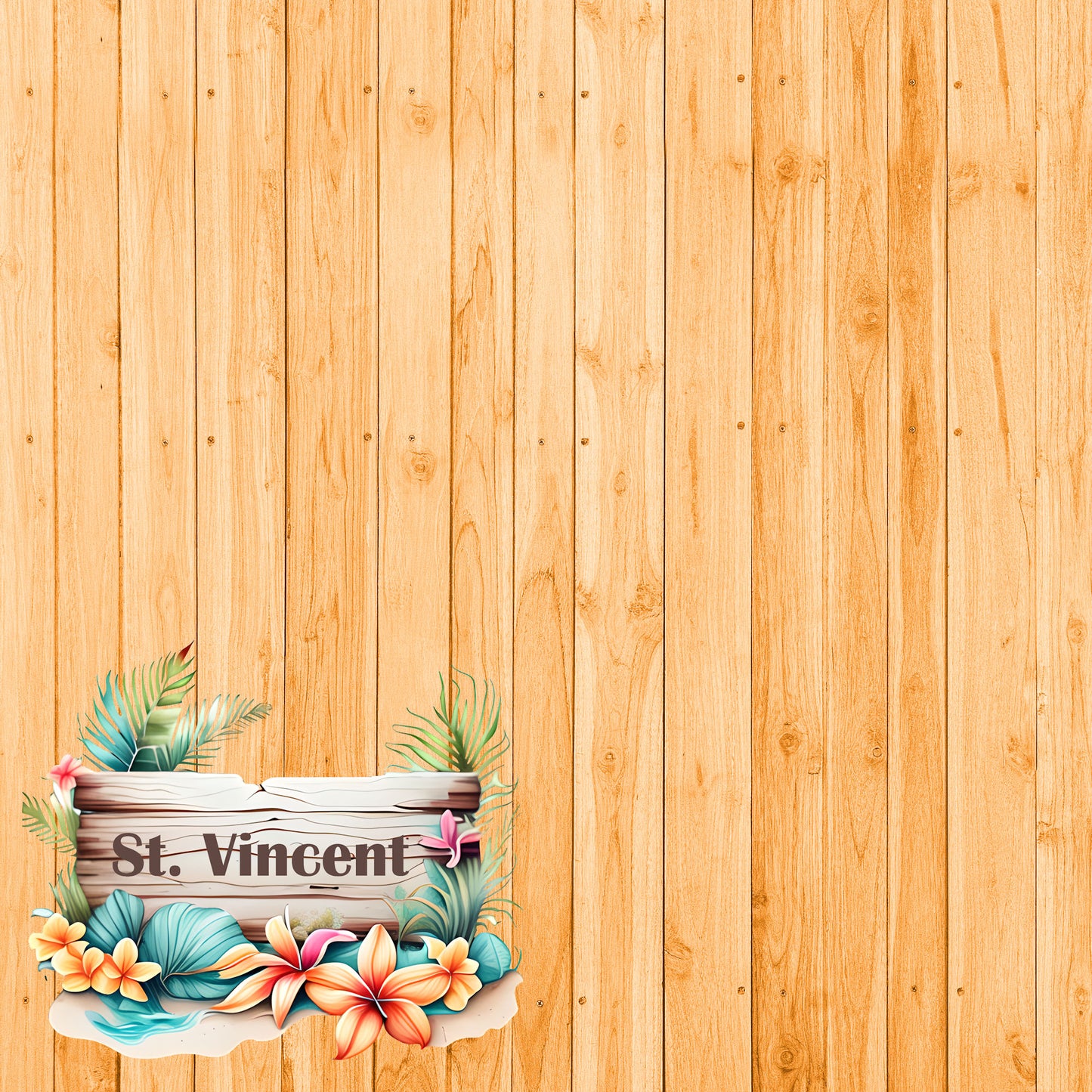Island Life Collection St. Vincent 12 x 12 Double-Sided Scrapbook Paper by SSC Designs - 15 Pack