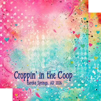 Croppin' in the Coop Coordinating 12 x 12 Double-Sided Scrapbook Paper by SSC Designs - Pack of 15