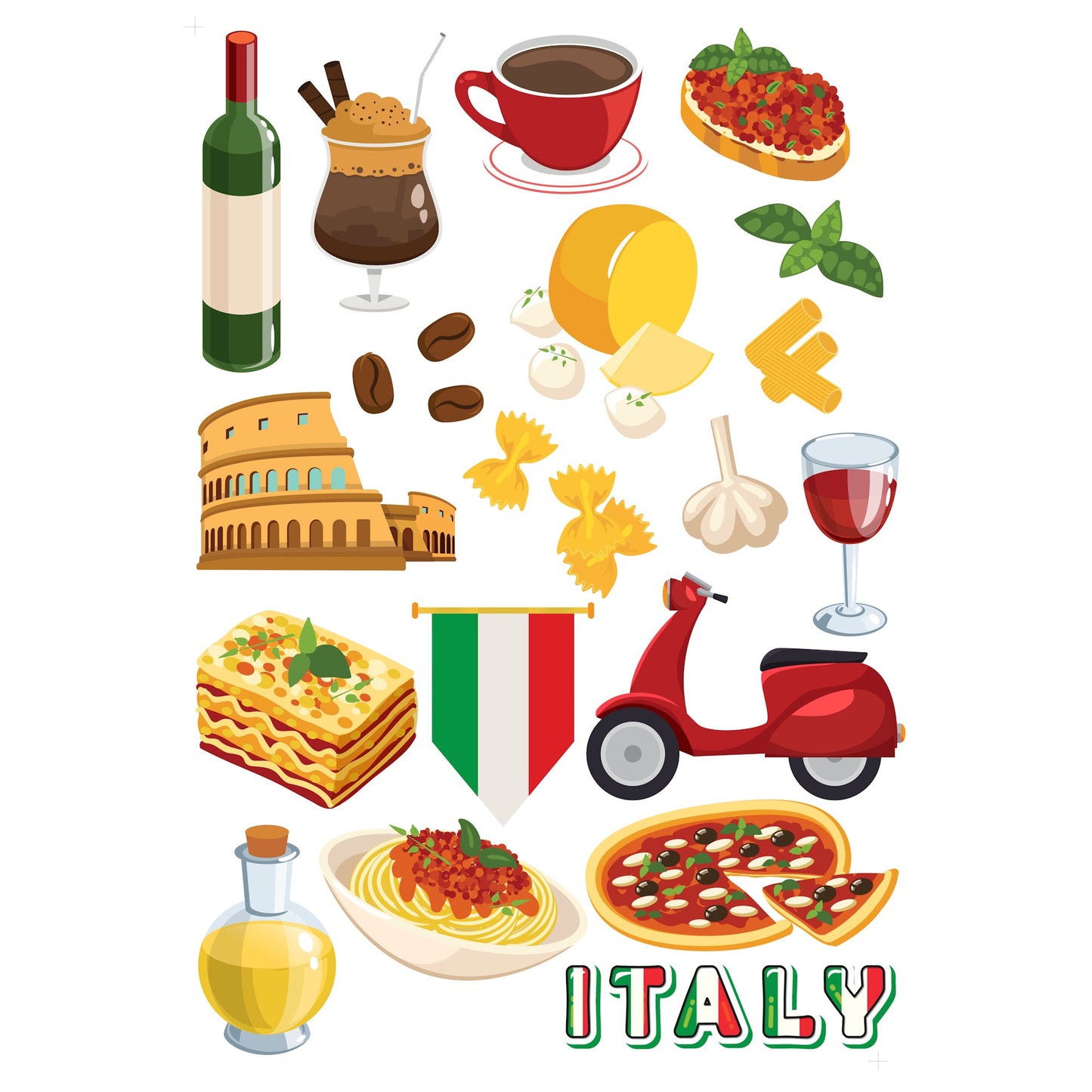 Italy Travels 12 x 12 Scrapbook Paper & Embellishment Kit by SSC Designs - 3 Kits