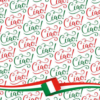 Italy Travels Collection Ciao, Italy 12 x 12 Double-Sided Scrapbook Paper by SSC Designs - 15 Pack