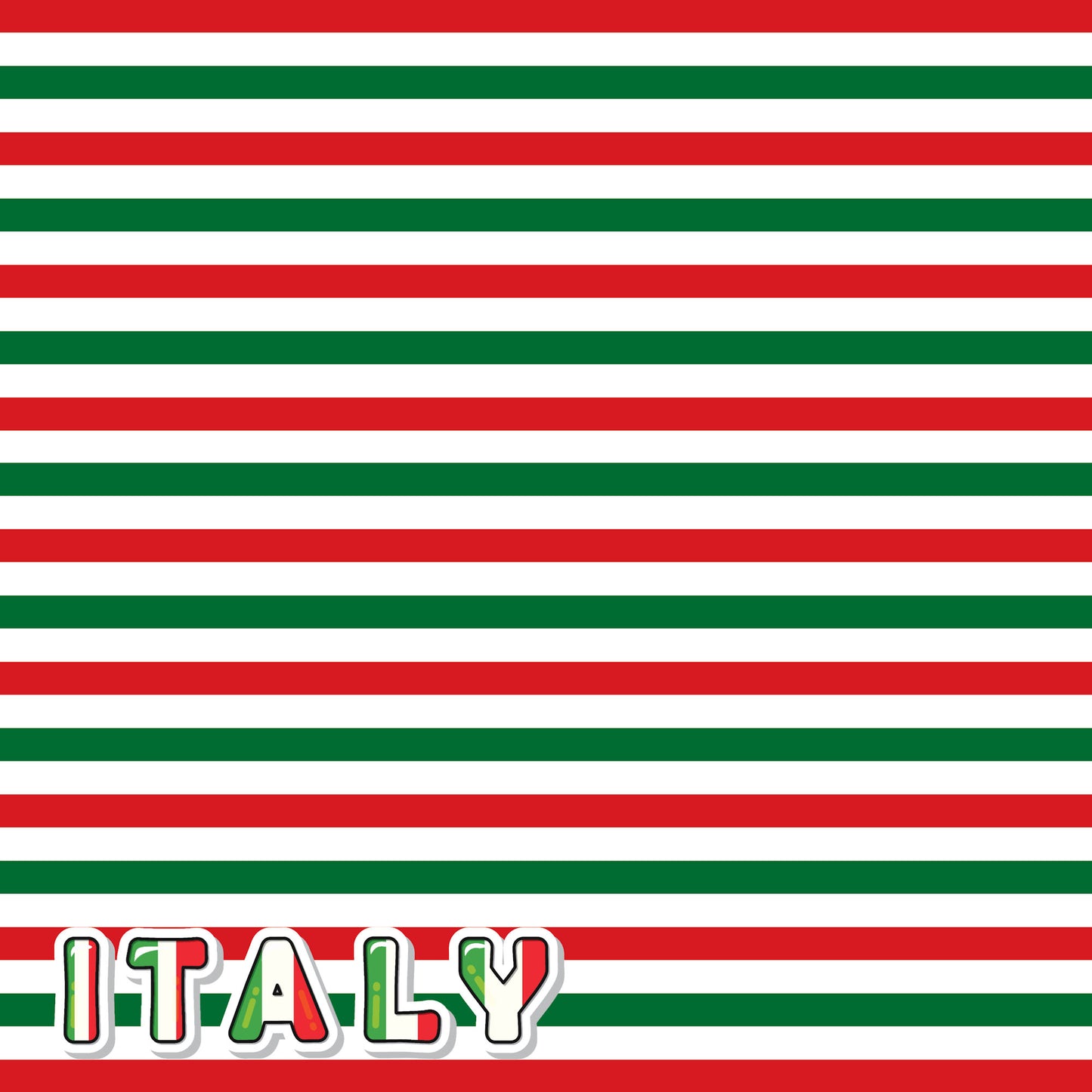 Italy Travels Collection Italy Stripes 12 x 12 Double-Sided Scrapbook Paper by SSC Designs - 15 Pack
