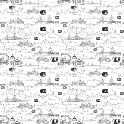 Italy Travels Collection Roman Ruins 12 x 12 Double-Sided Scrapbook Paper by SSC Designs - 15 Pack