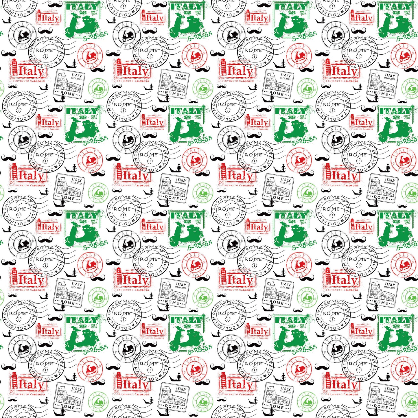 Italy Travels Collection Piazza Moments 12 x 12 Double-Sided Scrapbook Paper by SSC Designs - 15 Pack