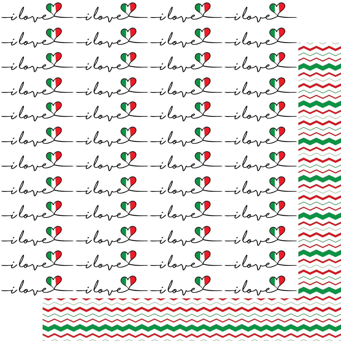 Italy Travels Collection Io ao I'Italia 12 x 12 Double-Sided Scrapbook Paper by SSC Designs - 15 Pack