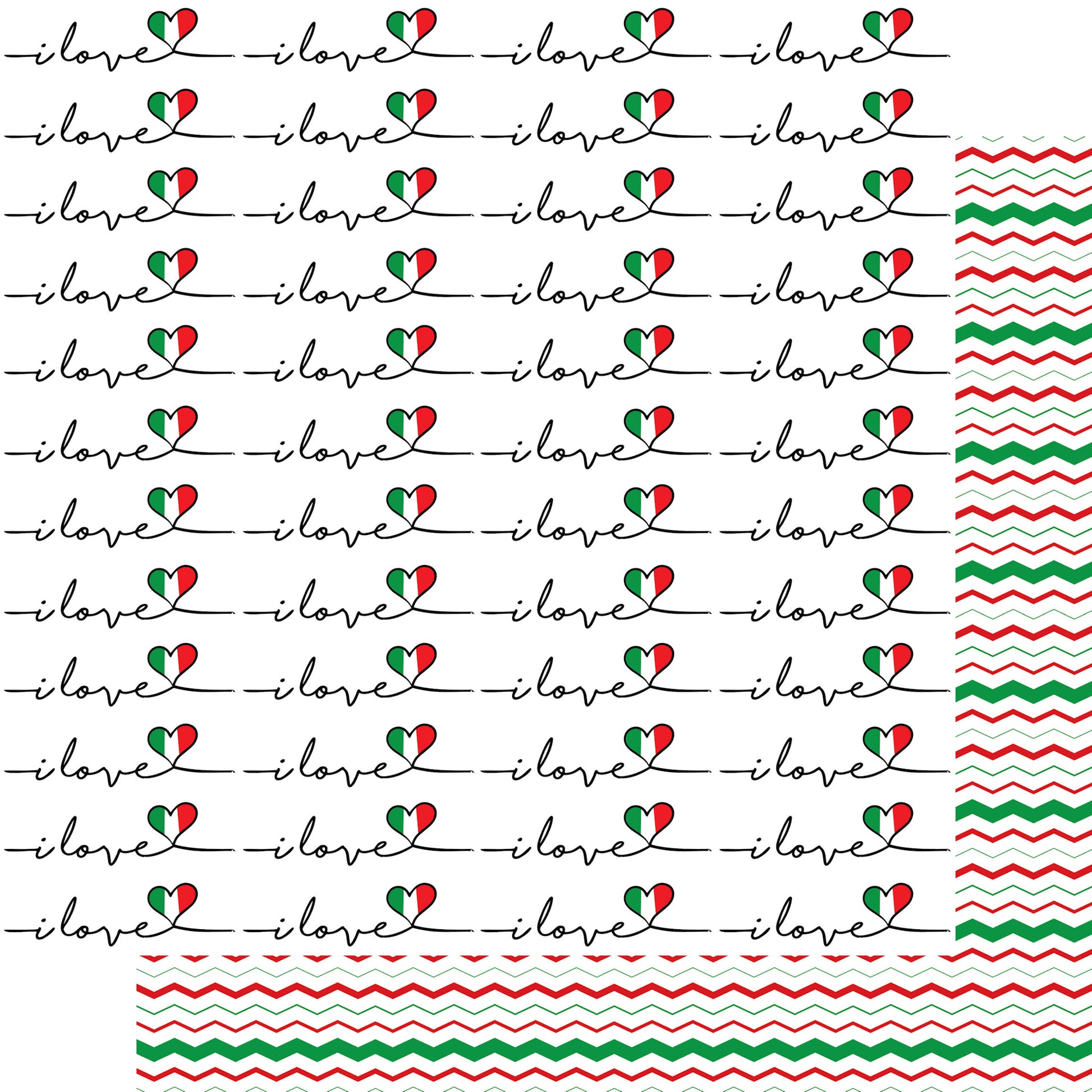 Italy Travels Collection Io ao I'Italia 12 x 12 Double-Sided Scrapbook Paper by SSC Designs - 15 Pack