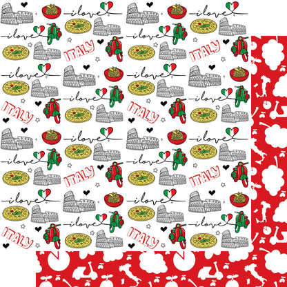 Italy Travels 12 x 12 Scrapbook Paper & Embellishment Kit by SSC Designs - 3 Kits