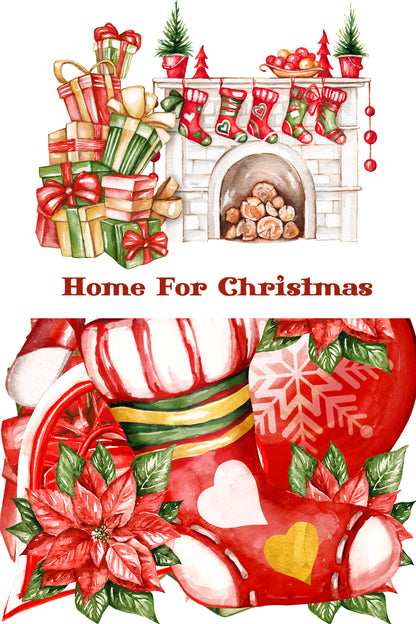 Home For Christmas 12 x 12 Scrapbook Paper Pack & Embellishment Kit - 3 Kits