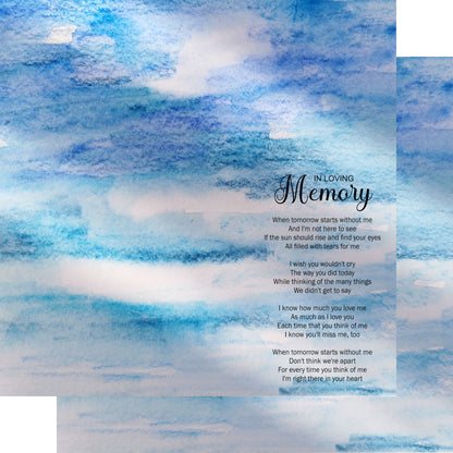 In Loving Memory Collection 12 x 12 Double-Sided Scrapbook Paper by SSC Designs