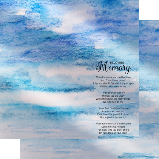 In Loving Memory Collection 12 x 12 Double-Sided Scrapbook Paper by SSC Designs