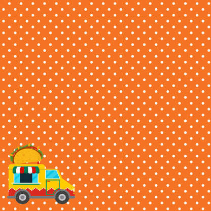 Just Fun Collection Taco Tuesday 12 x 12 Double-Sided Scrapbook Paper by SSC Designs - 15 Pack