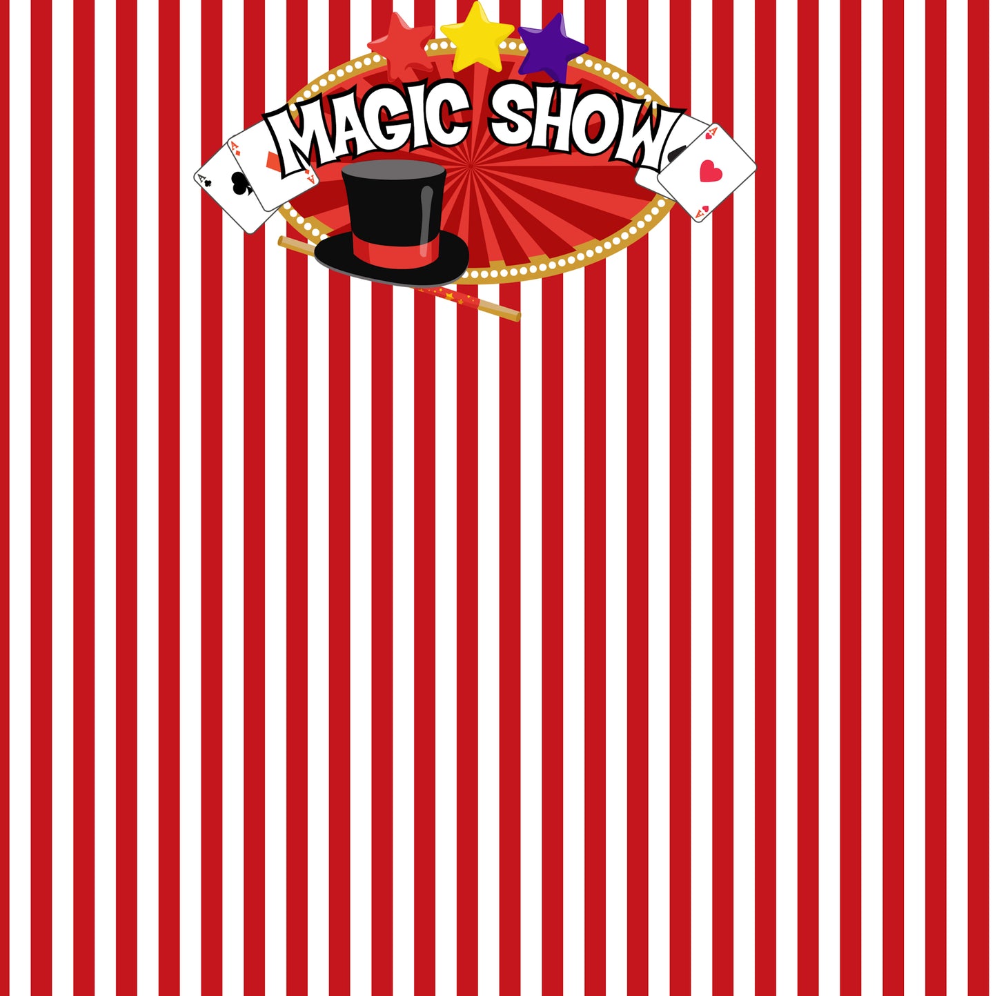 Just Fun Collection Magic Show 12 x 12 Double-Sided Scrapbook Paper by SSC Designs - 15 Pack