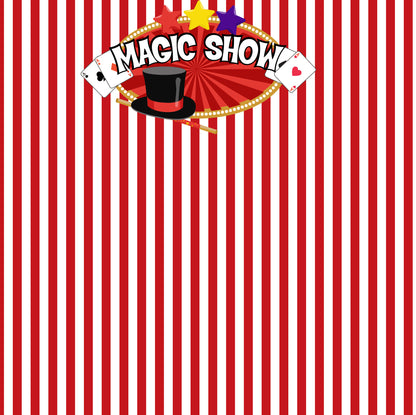 Just Fun Collection Magic Show 12 x 12 Double-Sided Scrapbook Paper by SSC Designs - 15 Pack