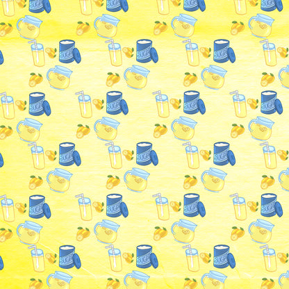 Just Fun Collection Lemonade Stand 12x12 Double-Sided Scrapbook Paper by SSC Designs  - 15 Pack