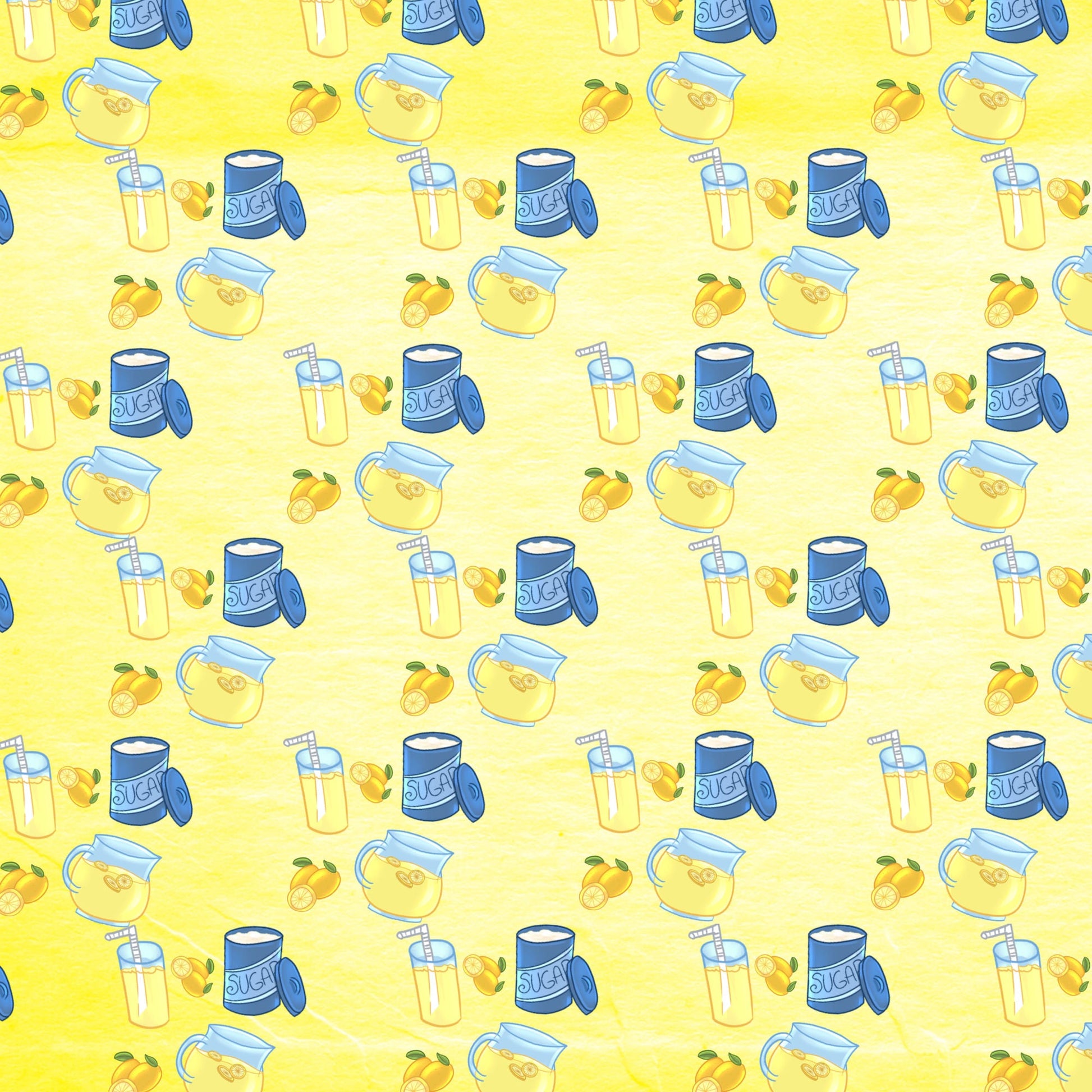 Just Fun Collection Lemonade Stand 12x12 Double-Sided Scrapbook Paper by SSC Designs