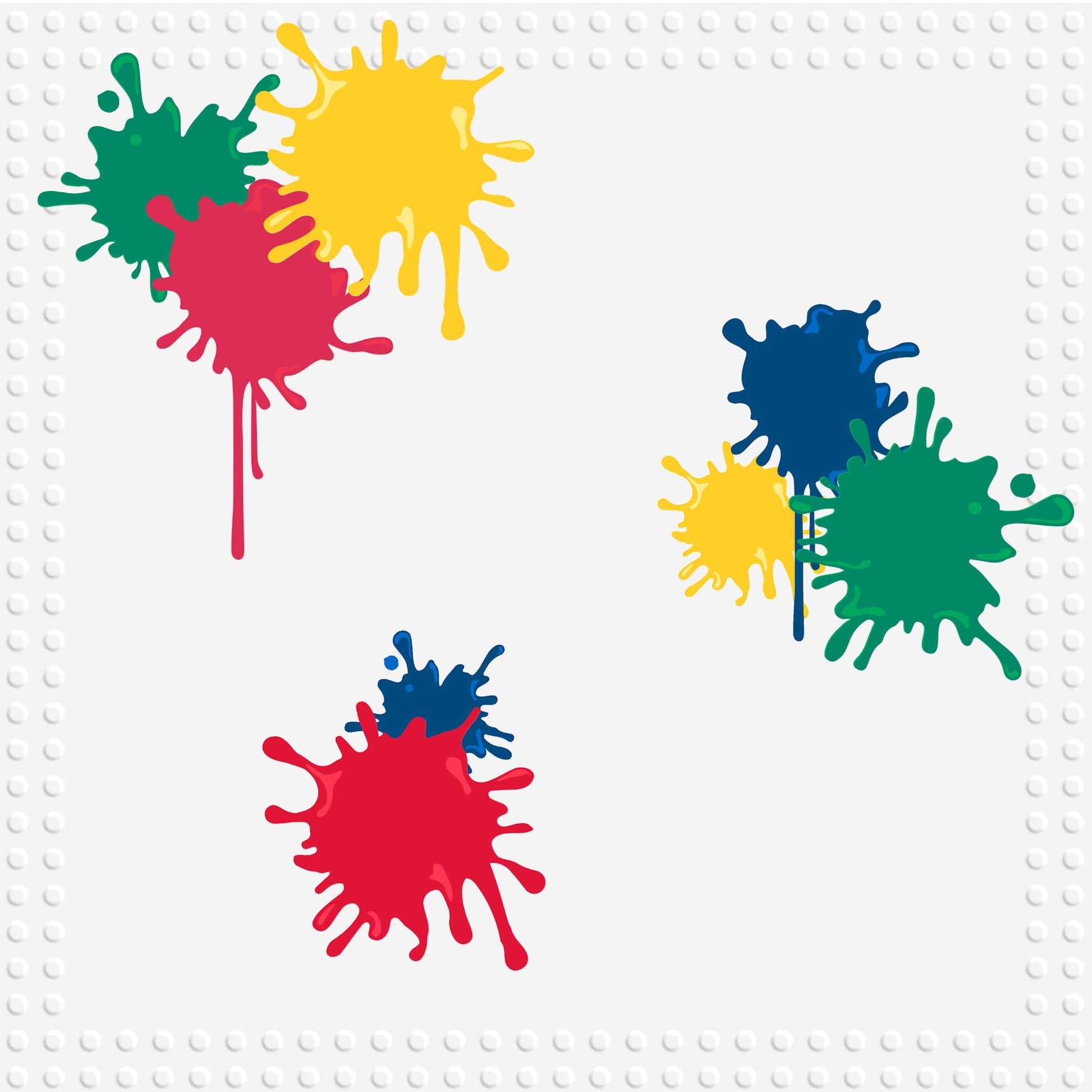 Just Fun Collection Paintball 12 x 12 Double-Sided Scrapbook Paper by SSC Designs