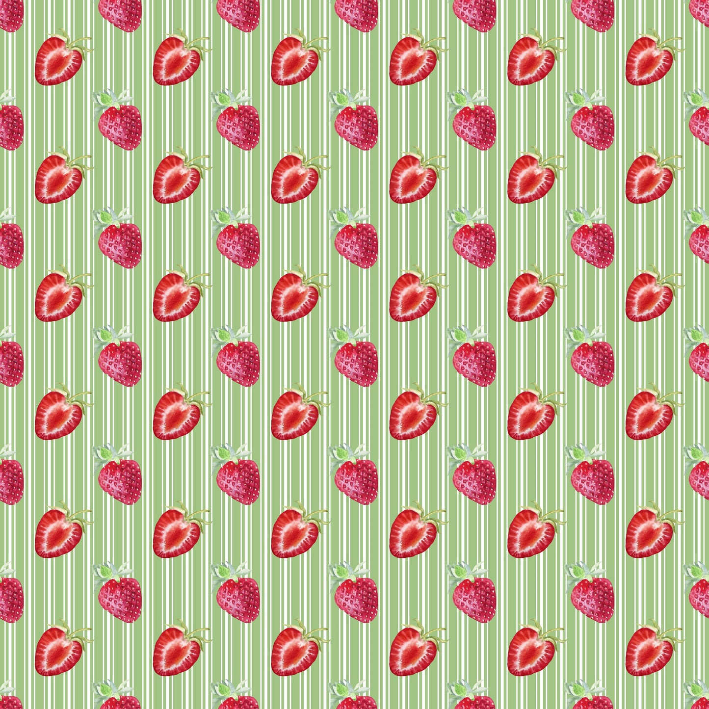 Just Fun Collection Picking Strawberries 12 x 12 Double-Sided Scrapbook Paper by SSC Designs