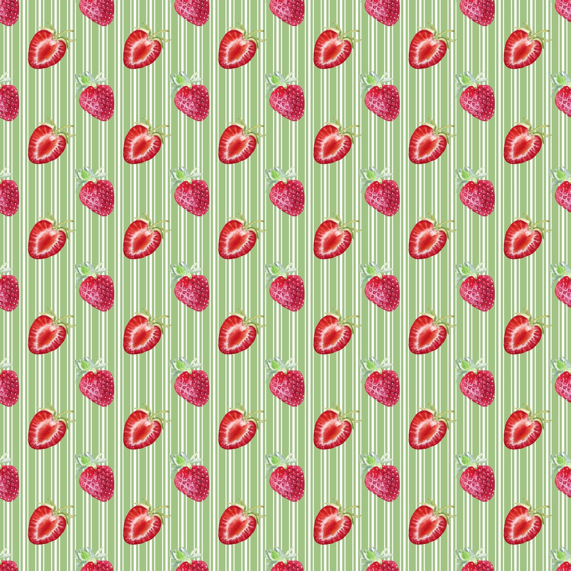 Just Fun Collection Picking Strawberries 12 x 12 Double-Sided Scrapbook Paper by SSC Designs