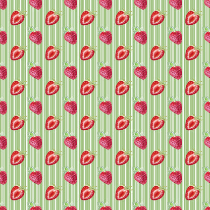 Just Fun Collection Picking Strawberries 12 x 12 Double-Sided Scrapbook Paper by SSC Designs