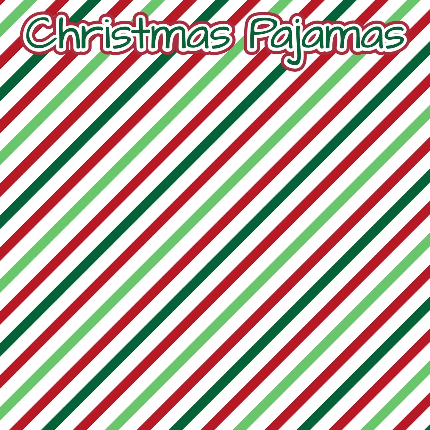 Just Fun Collection Christmas Pajamas 12 x 12 Double-Sided Scrapbook Paper by SSC Designs  - 15 Pack
