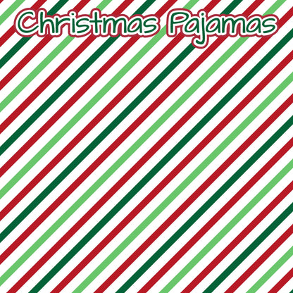 Just Fun Collection Christmas Pajamas 12 x 12 Double-Sided Scrapbook Paper by SSC Designs  - 15 Pack
