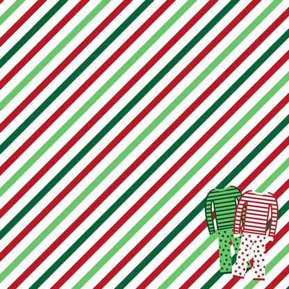 Just Fun Collection Christmas Pajamas 12 x 12 Double-Sided Scrapbook Paper by SSC Designs  - 15 Pack