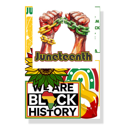 Juneteenth Collection Laser Cut Scrapbook Ephemera Embellishments by SSC Designs - 3 Packs