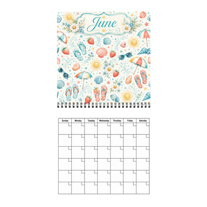 Craft Your Year Calendar Series 12-Month 12 x 12 Undated Calendar by SSC Designs - 3 Pack