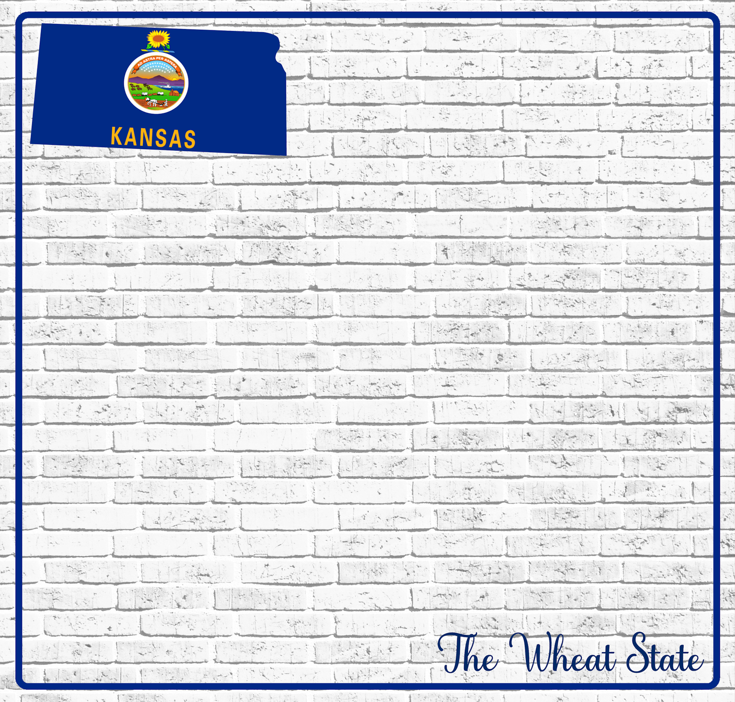 Fifty States Collection Kansas 12 x 12 Double-Sided Scrapbook Paper by SSC Designs - 15 Pack