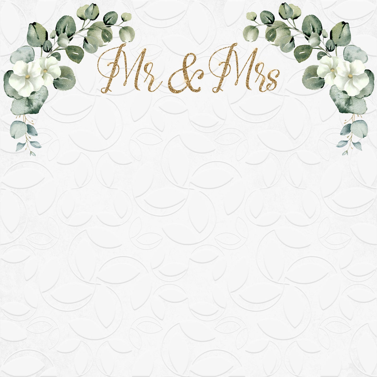 Love Always Collection Mr. & Mrs. 12 x 12 Double-Sided Scrapbook Paper by SSC Designs - 15 Pack