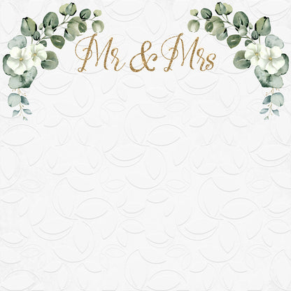 Love Always Collection Mr. & Mrs. 12 x 12 Double-Sided Scrapbook Paper by SSC Designs - 15 Pack