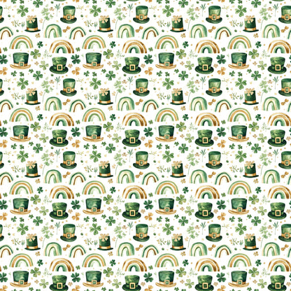 Lucky Days Collection Rainbow's End Treasures 12 x 12 Double-Sided Scrapbook Paper by SSC Designs - 15 Pack