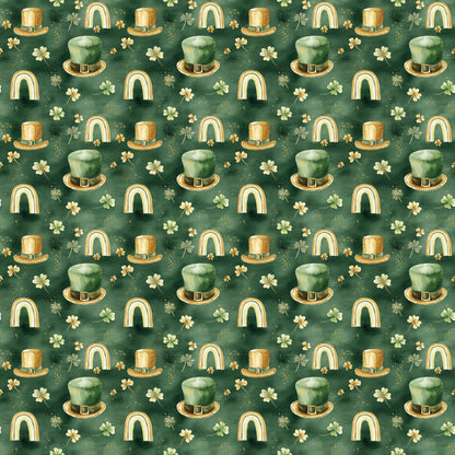 Lucky Days Collection Emerald Wishes 12 x 12 Double-Sided Scrapbook Paper by SSC Designs - 15 Pack