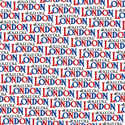 MNineDesign's Jolly Ole London Collection Jolly Ole London 12 x 12 Double-Sided Scrapbook Paper - 15 Pack