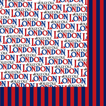 MNineDesign's Jolly Ole London 12 x 12 Scrapbook Paper Pack & Embellishment Kit - 3 Kits