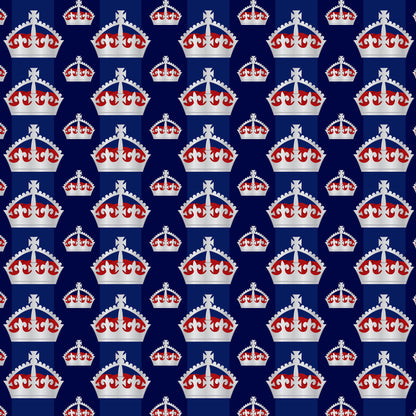 MNineDesign's Jolly Ole London Collection The Crown 12 x 12 Double-Sided Scrapbook Paper - 15 Pack