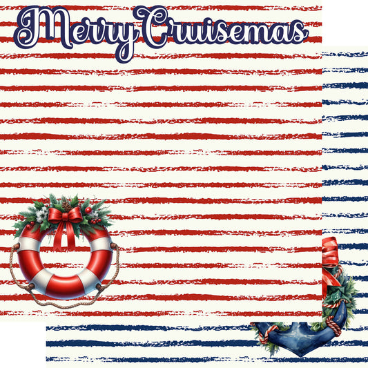 Merry Cruisemas Collection Merry Cruisemas 12 x 12 Double-Sided Scrapbook Paper by SSC Designs - 15 Pack