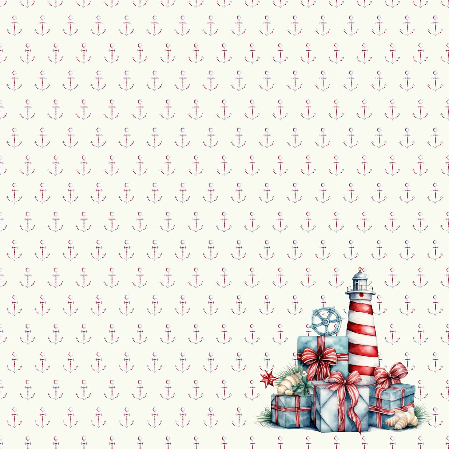 Merry Cruisemas Collection Santa Cruise 12 x 12 Double-Sided Scrapbook Paper by SSC Designs - 15 Pack