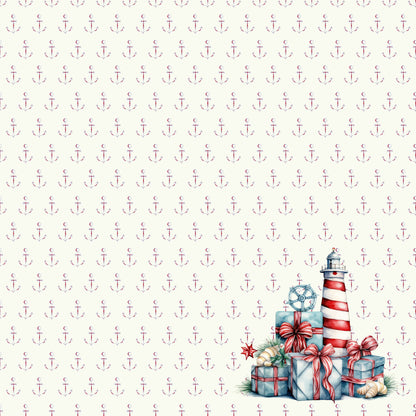 Merry Cruisemas Collection Santa Cruise 12 x 12 Double-Sided Scrapbook Paper by SSC Designs - 15 Pack