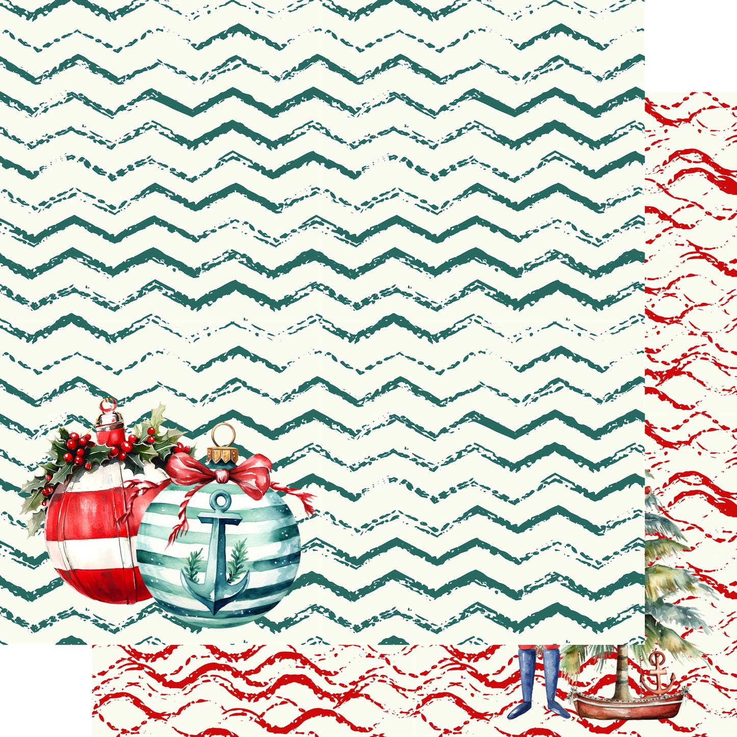Merry Cruisemas Collection Nutcracker 12 x 12 Double-Sided Scrapbook Paper by SSC Designs - 15 Pack