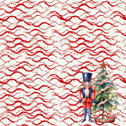 Merry Cruisemas Collection Nutcracker 12 x 12 Double-Sided Scrapbook Paper by SSC Designs - 15 Pack