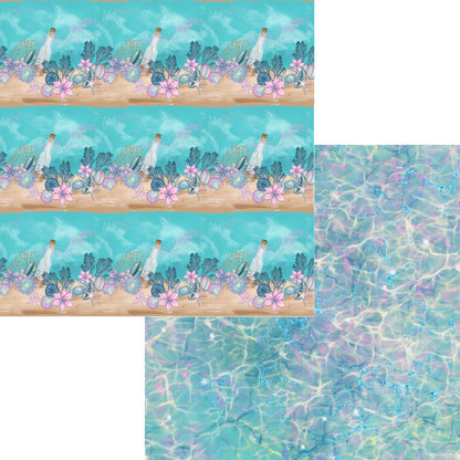 Gaynor Carradice's Mermaids & Seashells Collection 12 x 12 Scrapbook Paper Pack & Ephemera Kit - 3 Kits