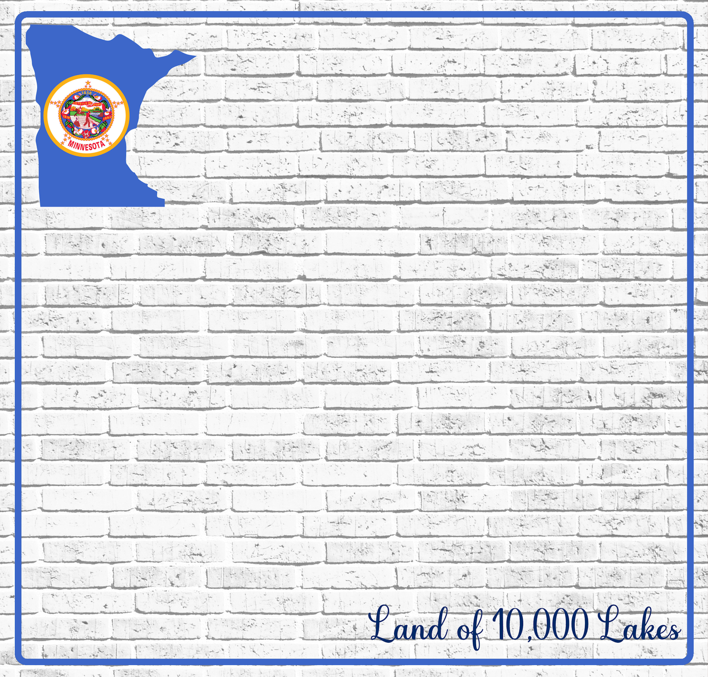 Fifty States Collection Minnesota 12 x 12 Double-Sided Scrapbook Paper by SSC Designs - 15 Pack