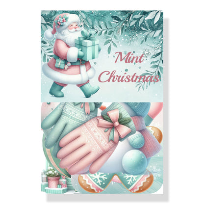 Mint Christmas Collection Laser Cut Scrapbook Ephemera Embellishments by SSC Designs - 3 Packs