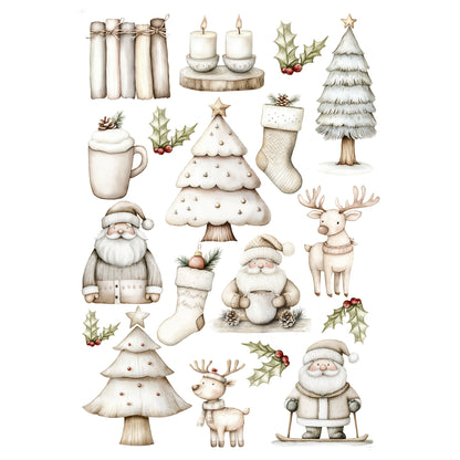 Nordic Christmas Collection Laser Cut Scrapbook Ephemera Embellishments by SSC Designs - 3 Packs