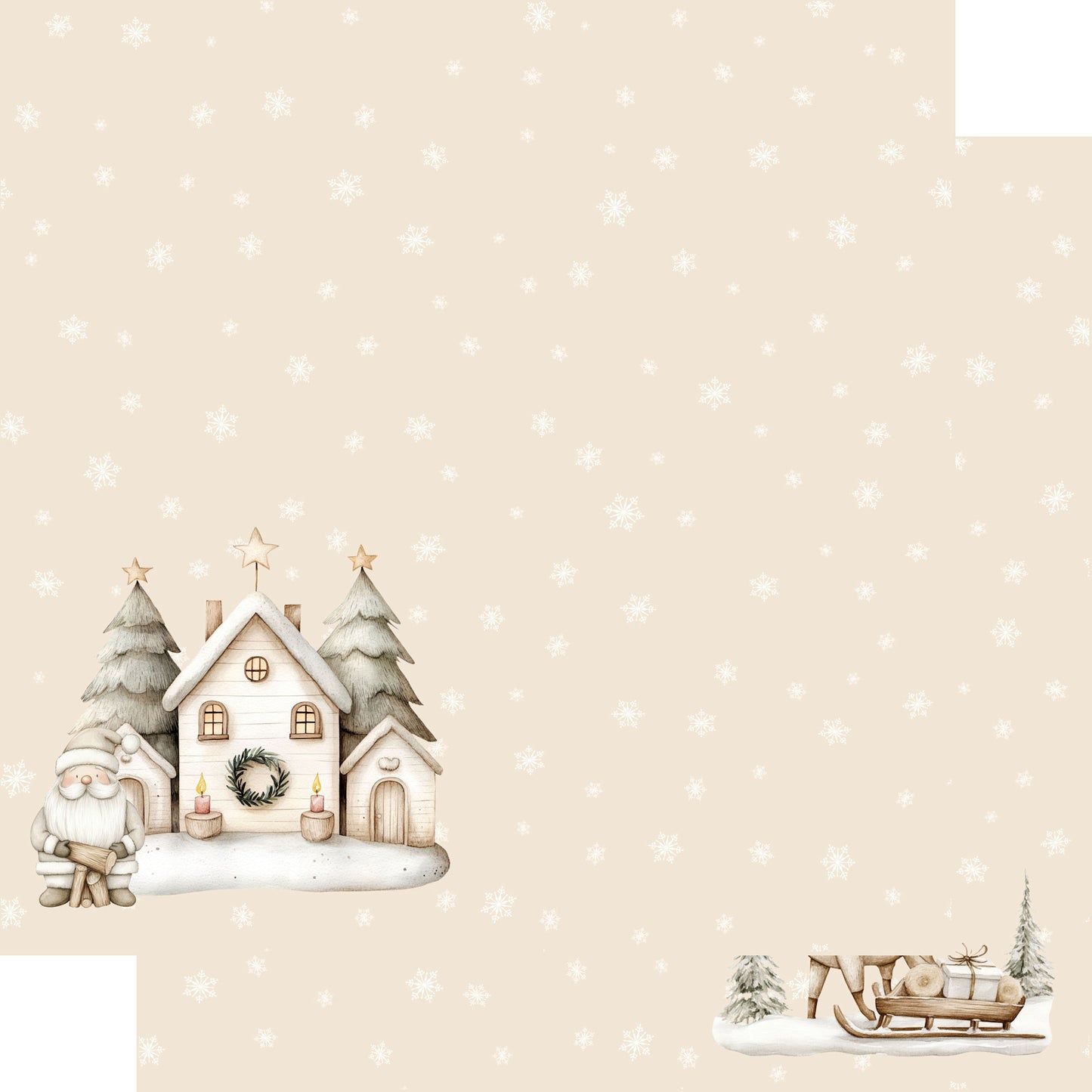Nordic Christmas 12 x 12 Scrapbook Paper & Embellishment Kit by SSC Designs - 3 Kits
